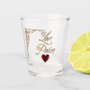 Whimsical Goth Liebe Pop Schnapsglas