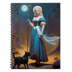 Whimsical Gothic Fantasy Princess Notizblock