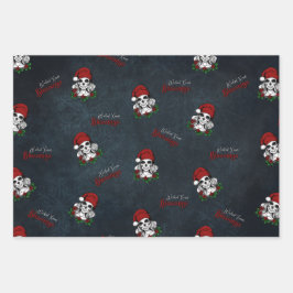 Whimsical Gothic Weihnachten Weihnachten Geschenkpapier Set