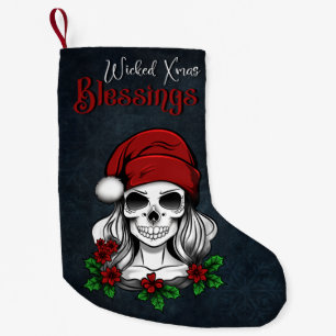 Whimsical Gothic Weihnachten Weihnachten Kleiner Weihnachtsstrumpf