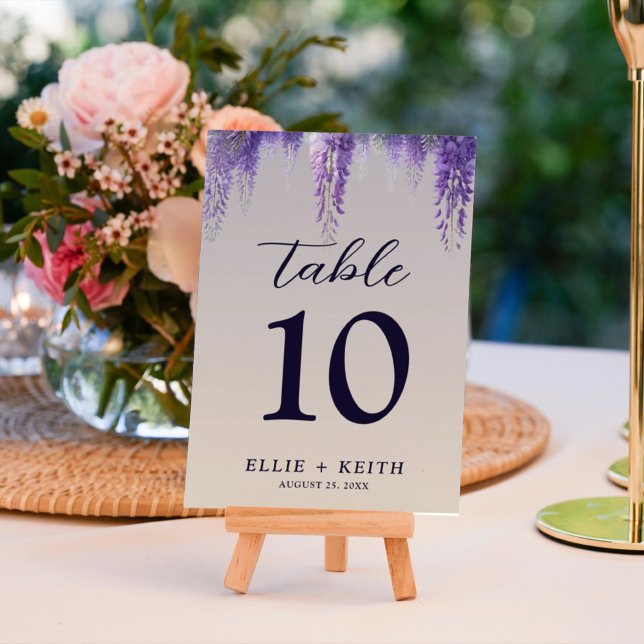 Whimsical Gradient Lila Floral Wedding (Von Creator hochgeladen)