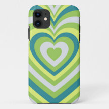Whimsical Green Heart Playful Valentine's Day Gift