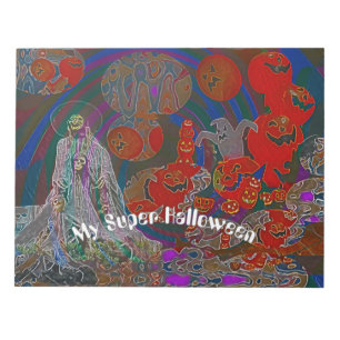 Whimsical Halloween Dreams Notizblock