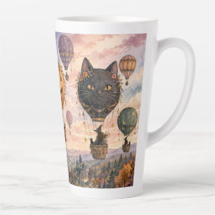 Whimsical Halloween Fantasy Heißluftballon Milchtasse