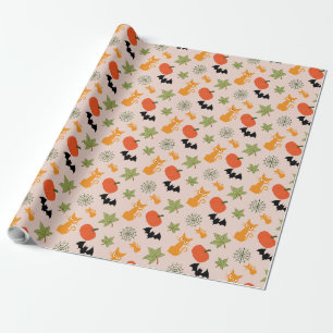 Whimsical Halloween Illustration Geschenkpapier