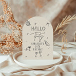 whimsical Hand gezeichnet 30. Geburtstag Drinks Pa Einladung<br><div class="desc">Creme und schwarz whimsical Hand gezeichnet 30. Geburtstag Getränke Cocktail Disco Ball Boquette Party einladen.</div>