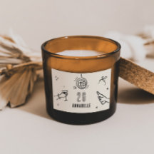 whimsical Hand gezeichnet 30. Geburtstag Drinks Pa