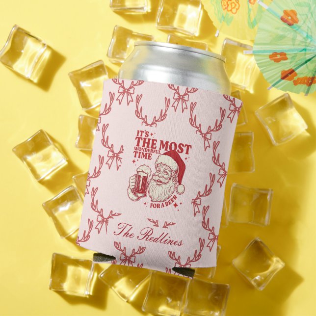 Whimsical Hand Gezeichnet Weihnachten Dosenkühler (In Situ Sommer)