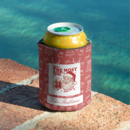 Whimsical Hand Gezeichnet Weihnachten Dosenkühler