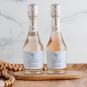 Whimsical Hand gezogen Blue Letzten Toast an der K