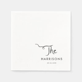 Whimsical Handwriting Serviette