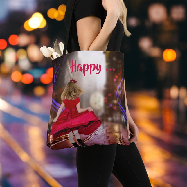 Whimsical Happy Dance Giro Tote Bag (Von Creator hochgeladen)