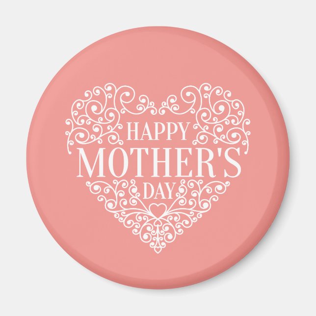 Whimsical Happy Mother's Day | Magnet (Vorne)