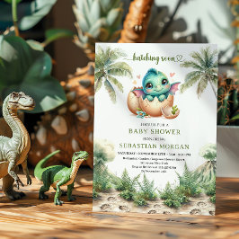 Whimsical Hatching Soon Baby Shower Invitation Einladung