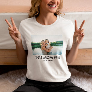 Whimsical Heart Beste Mutter Aller Zeiten Foto Tri-Blend Shirt