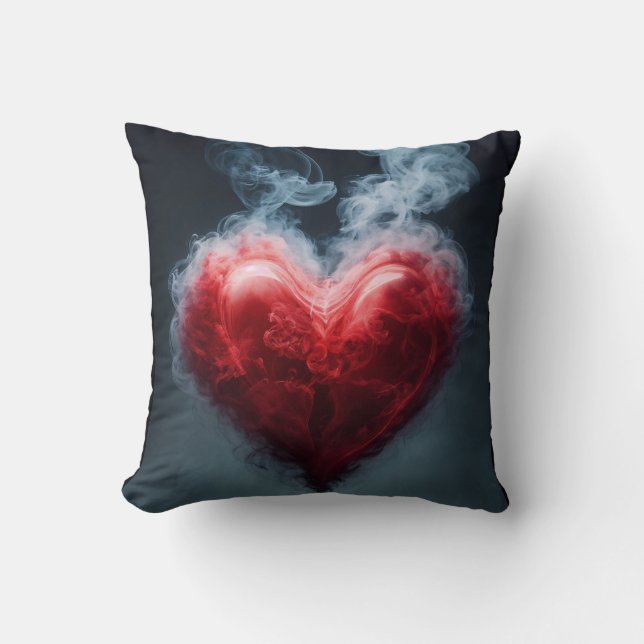 Whimsical heart of smoke pillow - Dreamy comfort Kissen (Vorderseite)