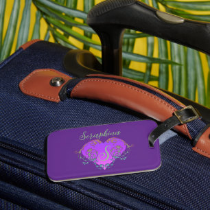 Whimsical Heart Personalisiert  Gepäckanhänger