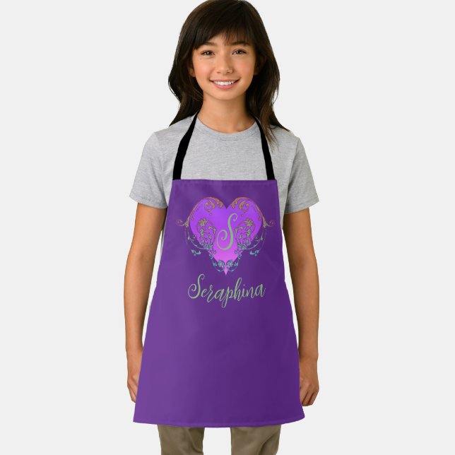 Whimsical Heart Personalisiert  Schürze (Insitu)