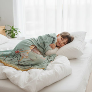 Whimsical Hearts & Petals: Sweet Birthday Bicycle Fleecedecke