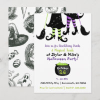 Whimsical Hexen Moderne Hexen Halloween-Party