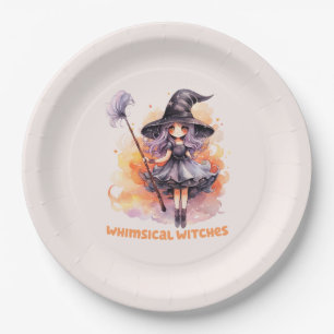 Whimsical Hexen Pappteller