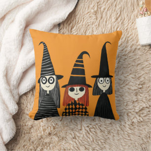Whimsical Hexen Spooky Niedlich Halloween Kissen