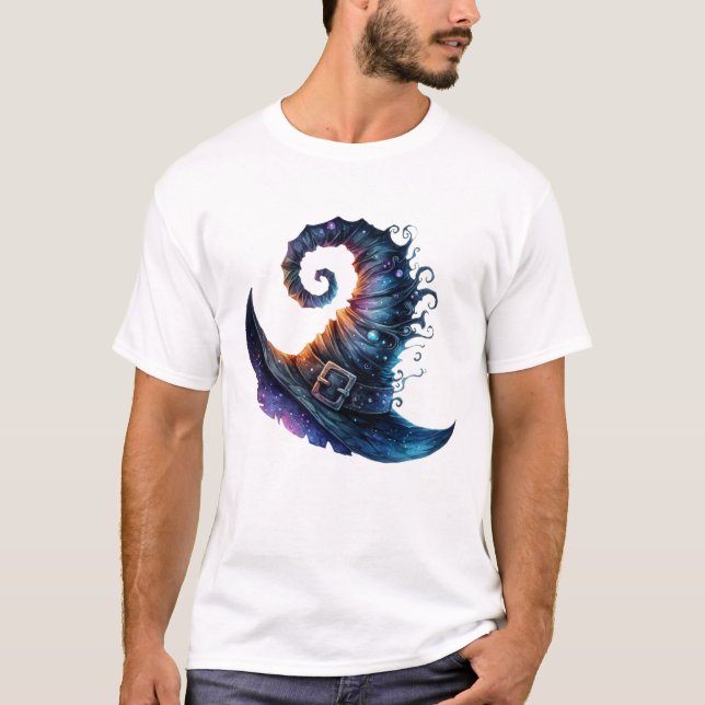 Whimsical Hexenhut Magic Halloween T-Shirt (Vorderseite)