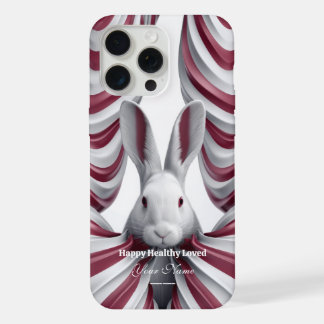Whimsical Hopper: Artful Rabbit iPhone 15 Hülle iPhone 15 Pro Max Hülle