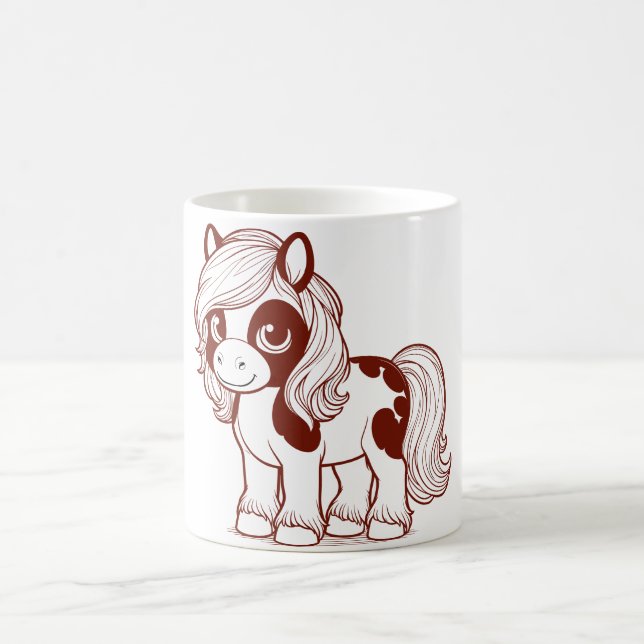 Whimsical Horse Tasse (Mittel)
