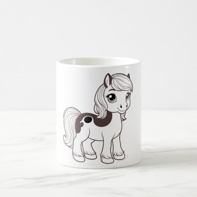 Whimsical Horse Tasse (Mittel)