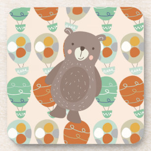 Whimsical Hot Air Ballons Getränkeuntersetzer