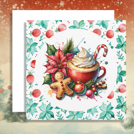 Whimsical Hot Cocoa und Candy Cane Weihnachten