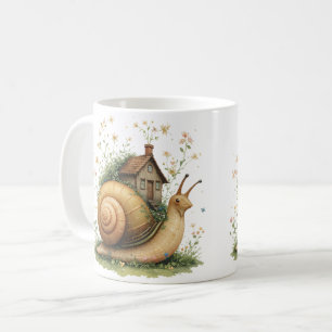 Whimsical House Schnecken Cottage Cottagecore Natu Kaffeetasse