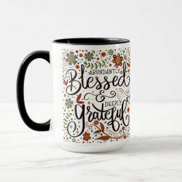 Whimsical Hübsch gesegnet dankbar Inspirivity Tasse