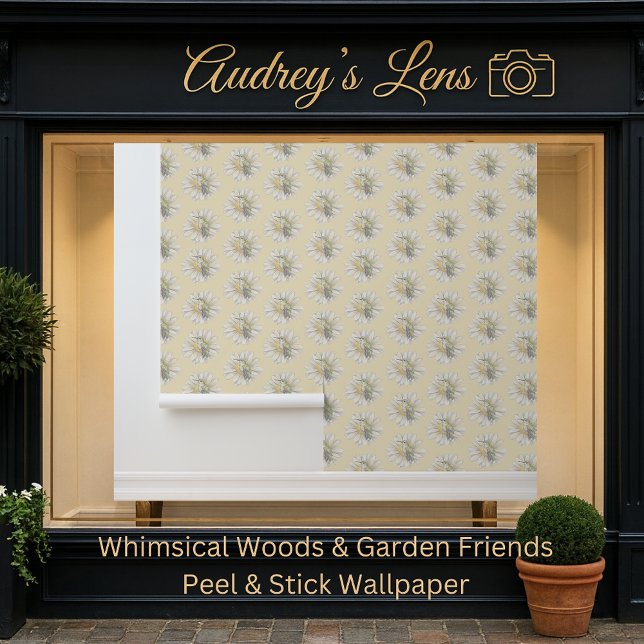 Whimsical Hummingbird & Spring Floral Nursery Tapete (Von Creator hochgeladen)