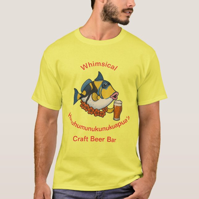 Whimsical Humuhumunukunukuapua"a Bar T-Shirt (Vorderseite)