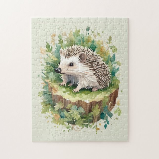 Whimsical Igel l Season: Frühjahr [A] Puzzle (Vertikal)