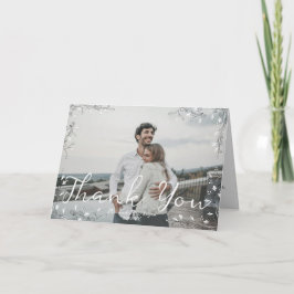 Whimsical Illustrated Modern Handwritten Script Dankeskarte