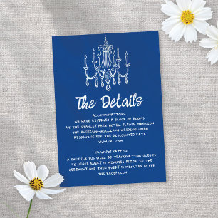 Whimsical Illustriert Hand gezeichnet Fun Wedding Begleitkarte