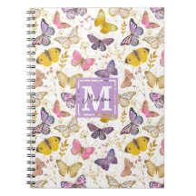 Whimsical Imitats Gliitter Butterfells Monogramm N