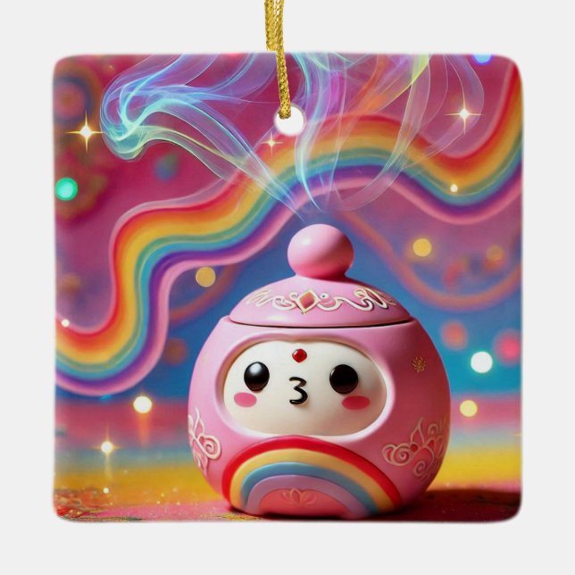 Whimsical Incense Companion Ornament (Vorderseite)