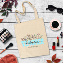 Whimsical Inky Wildblumen Stilvolle Lehrer Geschen