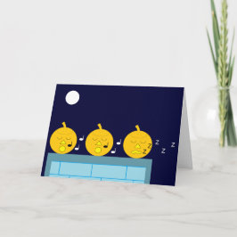 Whimsical Jack-o'-Lanterns: Leeres Halloween Karte