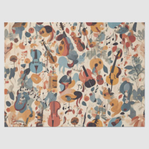 Whimsical Jazz Melody Seidenpapier
