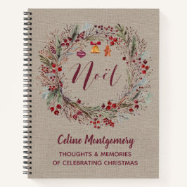 Whimsical Kareth Weihnachten Weihnachten Notizbuch