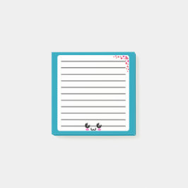 Whimsical Kawaii Post-It Notepad Post-it Klebezettel