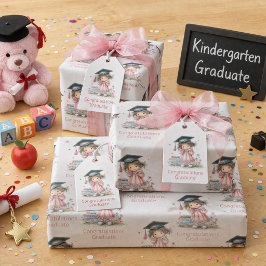 Whimsical Kindergarten Graduation Celebration Geschenkanhänger