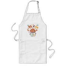 Whimsical Kitchen Scene with "Lass's Cook" Text -
