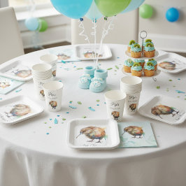 Whimsical Kiwi Bird Baby Shower | Sweet Pipi Pappteller