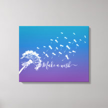 Whimsical Kronleuchter machen ein Wish Blue Lila O